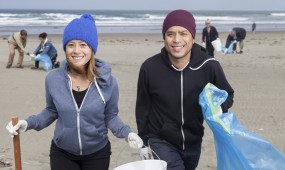 beach clean up