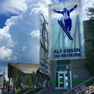 Alf Engen Ski Museum sign