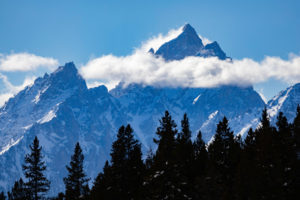 Snow covered mountains